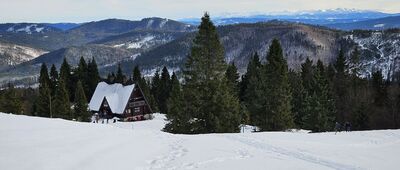 Przełęcz Halna ↔ Bacówka PTTK Na Rycerzowej