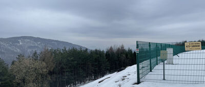 Żar, odejście szlaku czarnego ↔ Żar, odejście szlaku zielonego