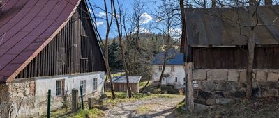 Strużnica, Karpnicki Potok ↔ Rozejście szlaków