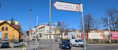 Jelenia Góra, ul. Kochanowskiego ↔ Jelenia Góra, kaplica św. Anny