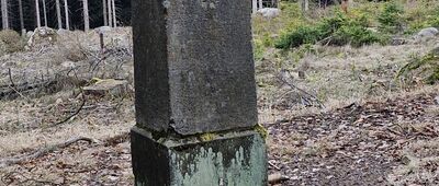 Machovský kříž, granica PL / CZ