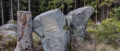 Machovský kříž, granica PL / CZ