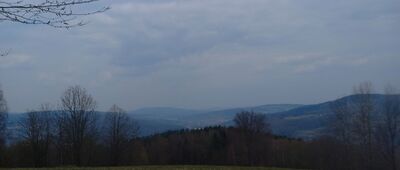 Maków Podhalański ↔ Carchla [Widok spod Ostrej Góry]