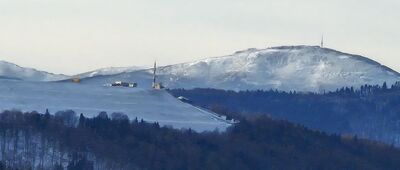 Porąbka ↔ Przełęcz Bukowska, odejście szlaku niebieskiego