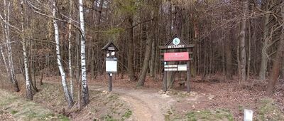 Huta Szklana, granica parku narodowego