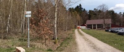 Kakonin, granica parku narodowego ↔ Podlesie
