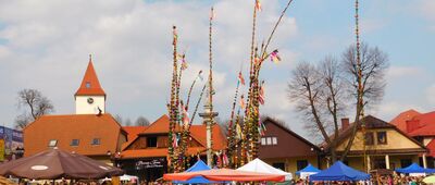 Lipnica Murowana [Rynek w Lipnicy Murowanej - Niedziela Palmowa]