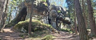 Stroczy Zakręt ↔ Rozdroże pod Basztami