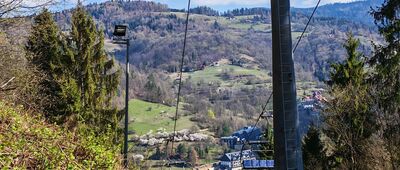 Szczawnica, Zawodzie ↔ Palenica [Wyciąg widok na Szawnice.]