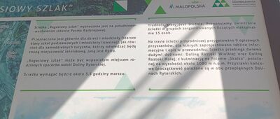 Początek ścieżki Rogasiowy Szlak