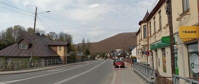 Rytro, skrzyżowanie