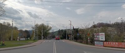 Rytro, skrzyżowanie