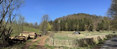 Rozdroże nad Lewinem Kłodzkim