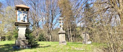 Baza namiotowa Radocyna [Kapliczki w pobliżu bazy namiotowej w Radocynie]