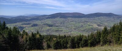 Ciecień ↔ Przełęcz Wielkie Drogi