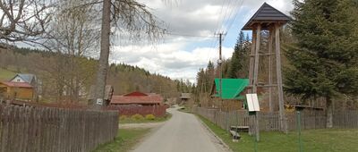 Zawoja, Czatoża, skrzyżowanie