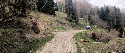Schronisko Gorczańska Chata (dawniej Hawiarska Koliba) [miejsce po spalonym schronisku]