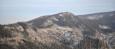Nosal ↔ Przełęcz Nosalowa [Widok z Nosala na Wielki Kopieniec]