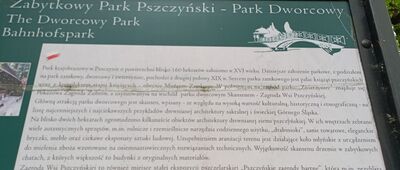 Pszczyna, Park Dworcowy