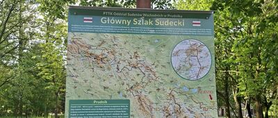Prudnik, PKP, koniec Głównego Szlaku Sudeckiego