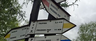 Wieszczyna, rozejście szlaków