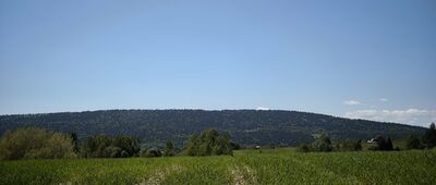 Bugaj, Żarek ↔ Bugaj Stryszowski [Widok na pasmo Chełma ze Stryszowa-Kamieniec]