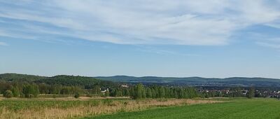 Kakonin, granica parku narodowego ↔ Podlesie [Bieliny]