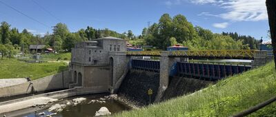 Wrzeszczyn, zapora