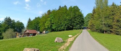Zwardoń, Beskidek ↔ Rozejście szlaków
