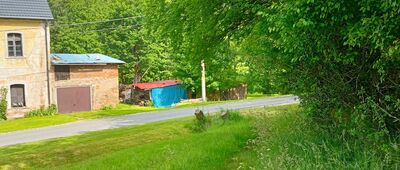 Okrzeszyn, granica ↔ Okrzeszyn [Polna droga Węgielnik - Okrzeszyn]