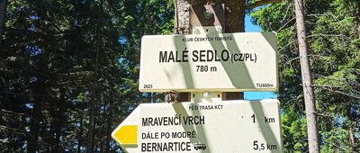Malé sedlo CZ / PL