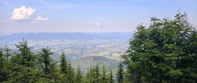 Rozejście szlaków ↔ Skrzyczne, górna stacja