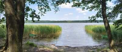 Zagłębocze ↔ Stare Załucze, początek ścieżki "Spławy" [Jezioro Zagłębocze]