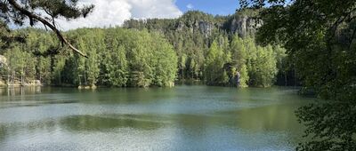 Pískovna, odbočka k vyhlídce ↔ Pískovna, rozc.