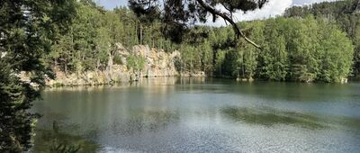 Pískovna, odbočka k vyhlídce ↔ Pískovna, rozc.