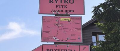 Rytro, skrzyżowanie ↔ Rytro, szkoła