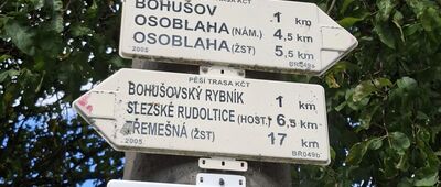 Bohušov, rekreační areál ↔ Bohušov, rozc.
