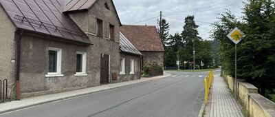 Piechowice, skrzyżowanie