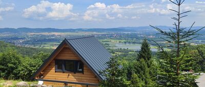 Rozejście szlaków ↔ Srebrny Widok [Widok na Stawy Podgórzyńskie]