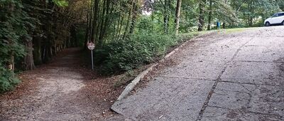 Wąwóz Myśliborski, parking