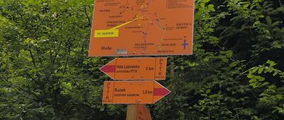 Skrzyżowanie na Hali Łabowskiej ↔ Juchówki