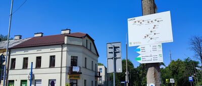 Łuków, dworzec kolejowy [Łuków PKP - koniec szlaku]
