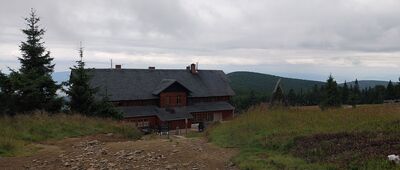 Rozejście przy Schronisku Na Śnieżniku