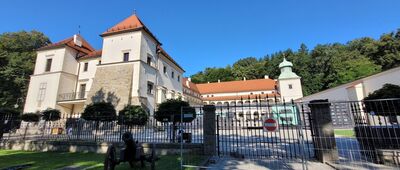 Sucha Beskidzka, ul. Zamkowa ↔ Jasień, kaplica konfederatów Barskich