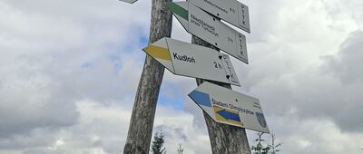 Schronisko PTTK Turbacz, rozejście szlaków