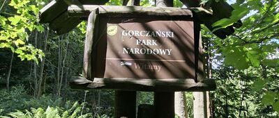 Granica Gorczańskiego Parku Narodowego