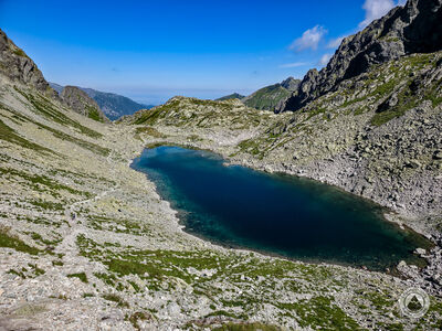 Zmarzły Staw pod Polskim Grzebieniem 2047 m n.p.m.