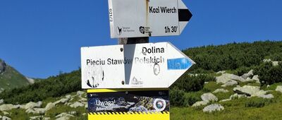 Dolina Pięciu Stawów Polskich, pod Kozim Wierchem