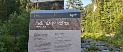 Odejście do Jaskini Mroźnej