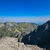 Koprowy Wierch 2367 m n.p.m. Widok w kierunku Miedziane z wyraźnym przebiegiem tzw. Ceprostrady na Szipglasaową Przełęcz.